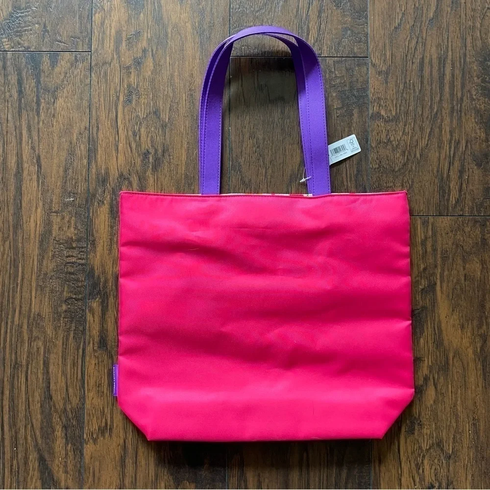 Clinique x Donald Robertson Limited Edition Tote and Makeup Bag Floral